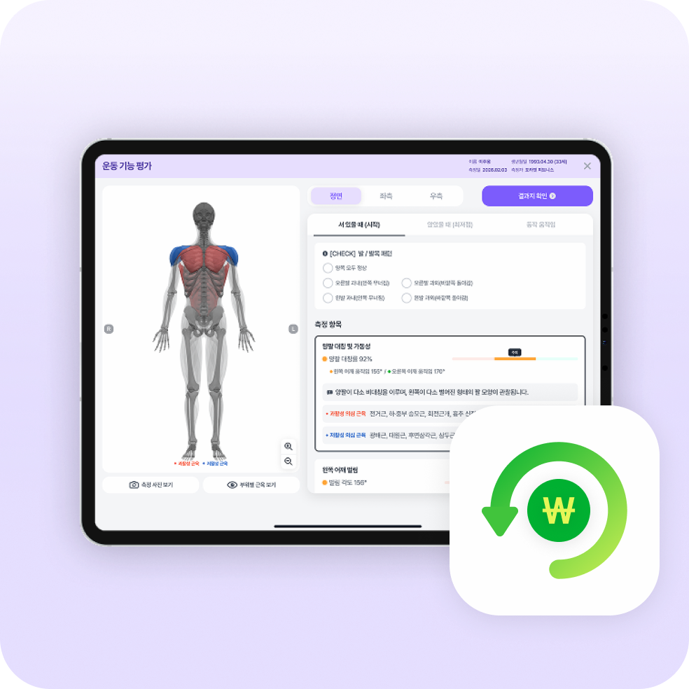 AI body function analysis result